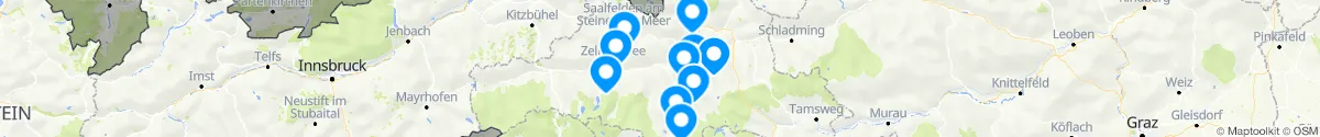 Map view for Pharmacies emergency services nearby Lend (Zell am See, Salzburg)